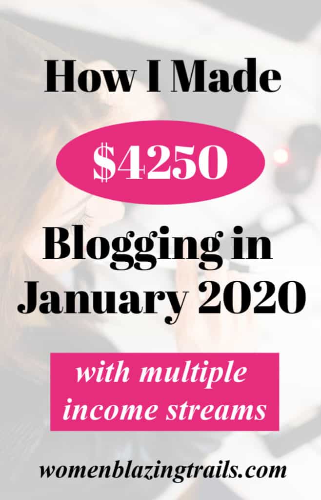 Find out how I made $4250 blogging in January