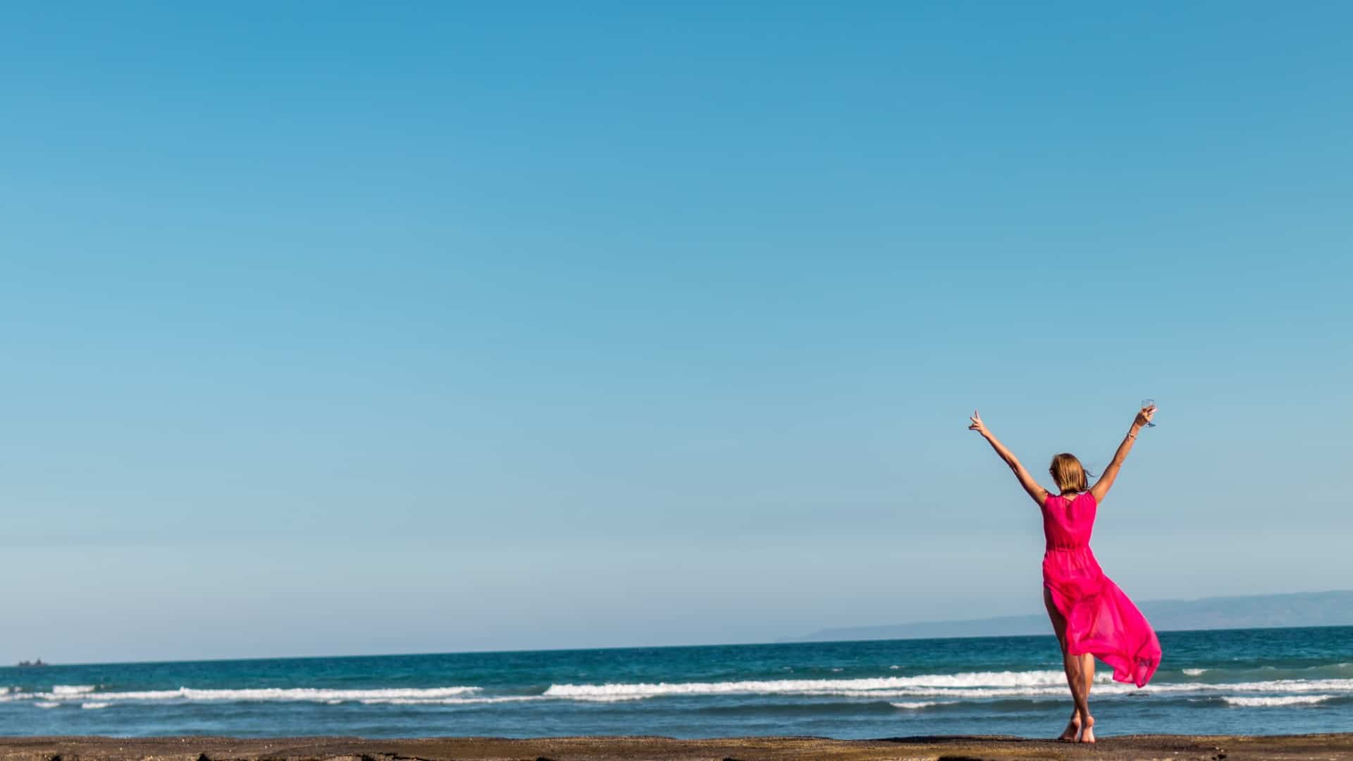 woman on beach-life over 50