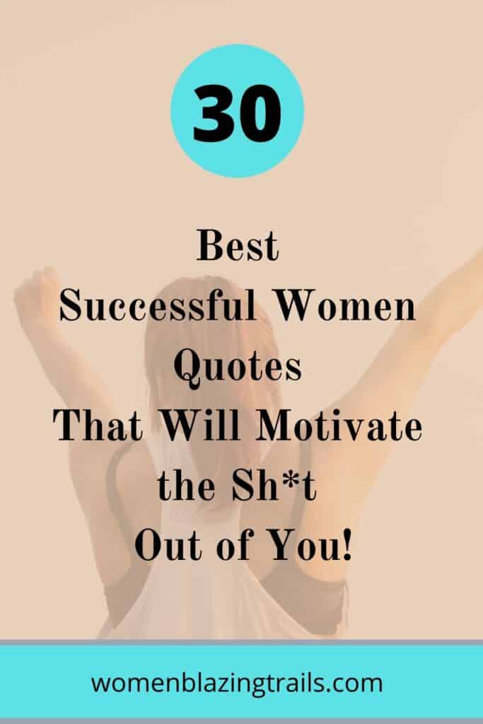 30 best successful women quotes