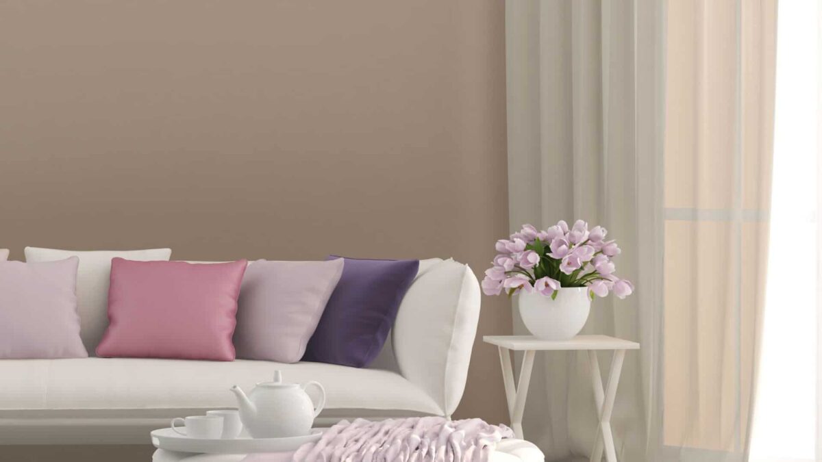 couch in living room-how to simplify life