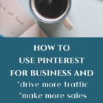 coffee mug and keyboard-how to use pinterest for business