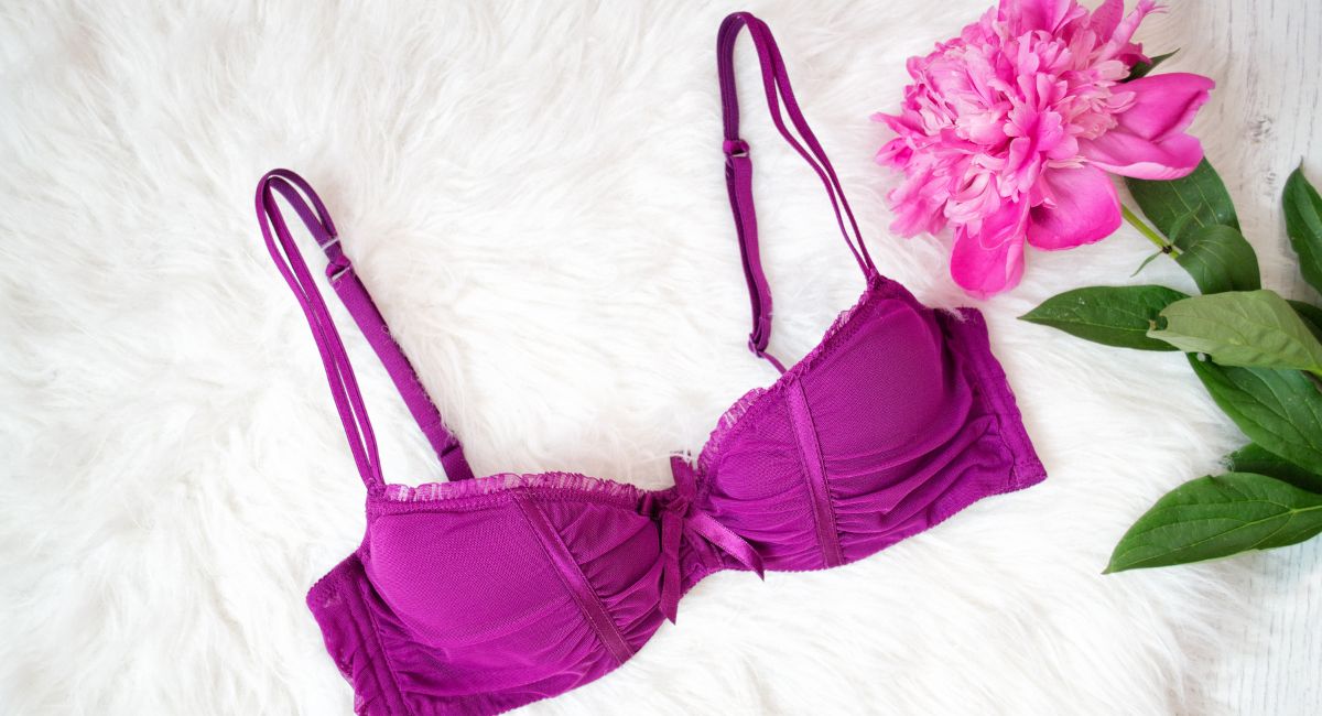 pink lacey bra-how to dress over 50