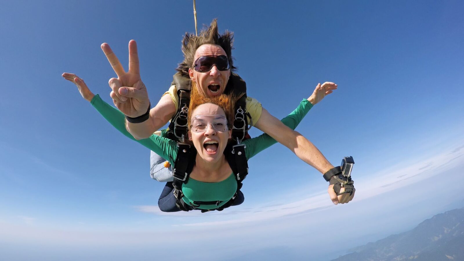 skydiving, bucket list ideas
