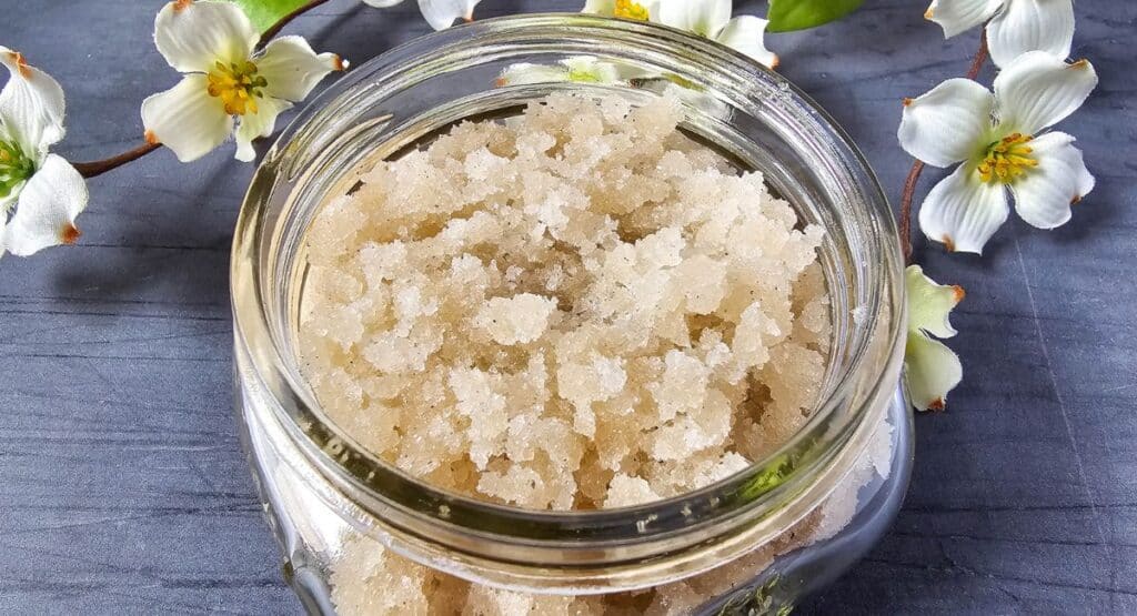 vanilla orange DIY body scrub