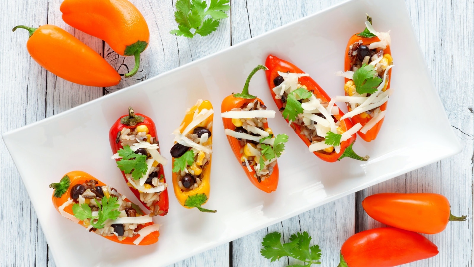 mini stuffed peppers