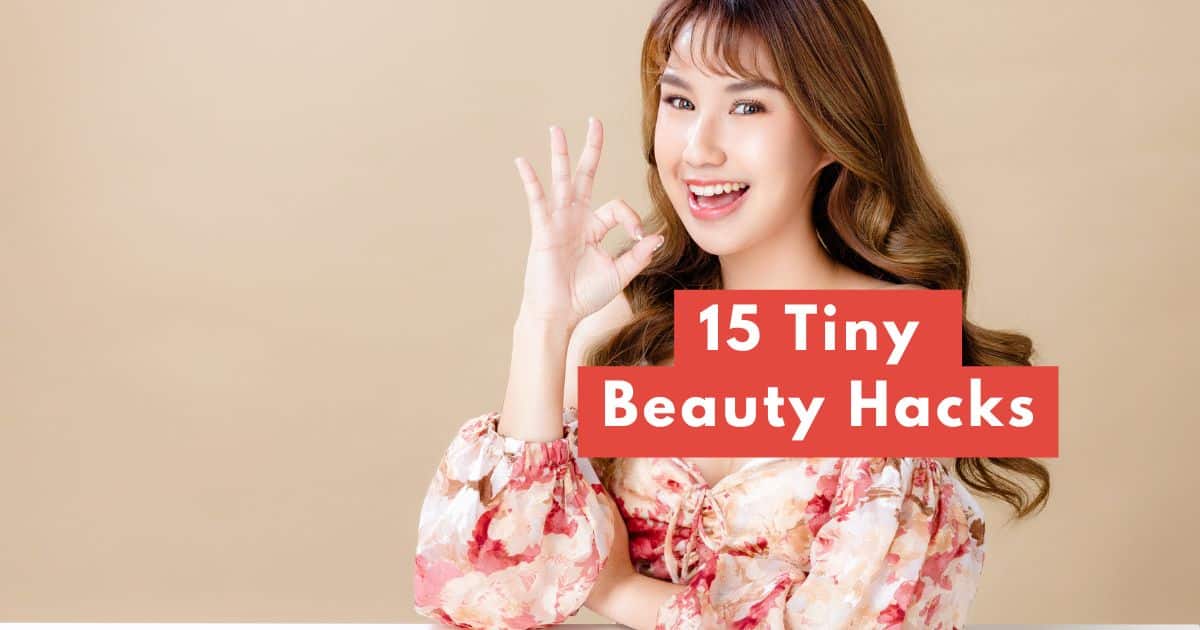 beauty hacks, beautiful woman smiling