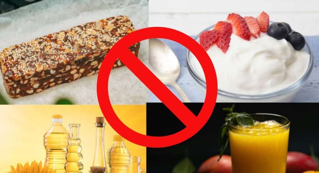 healthy foods that aren't healthy