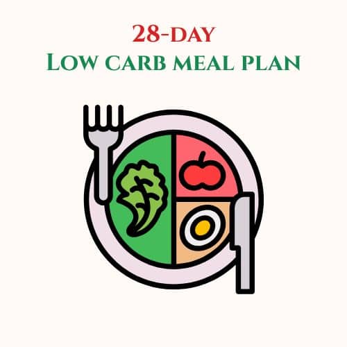 28 day low carb meal plan