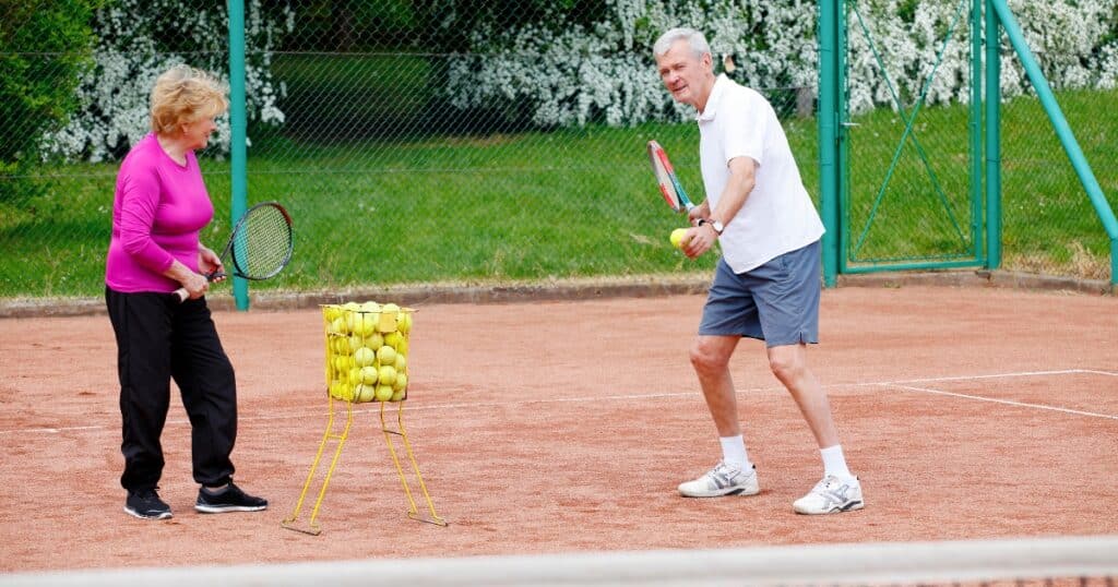 seniors playing tennis best fitness hacks